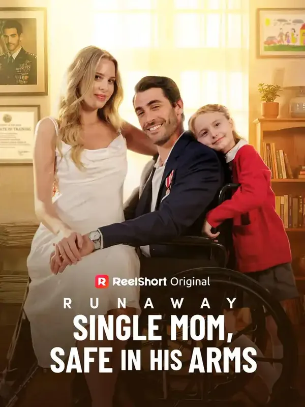 Runaway Single Mom, Safe in His Arms short drama poster on ReelShort